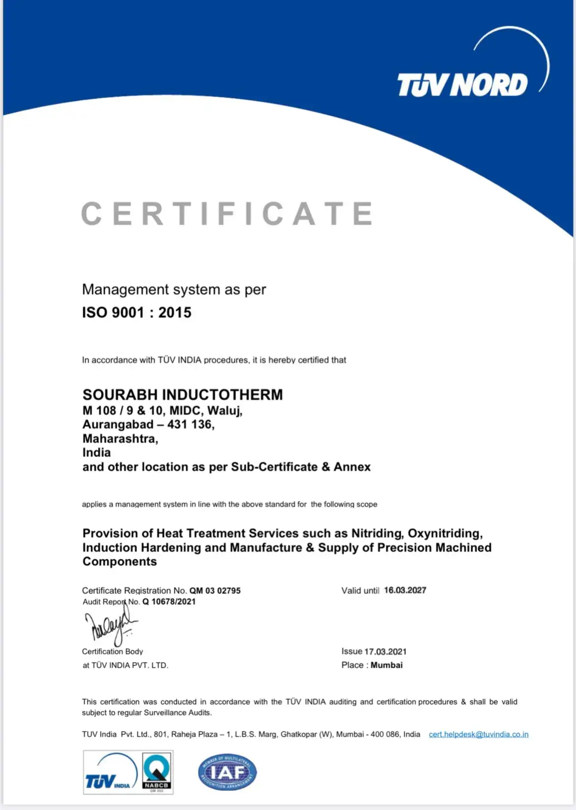 Sourabh Group,manufacturing of high-quality precision components